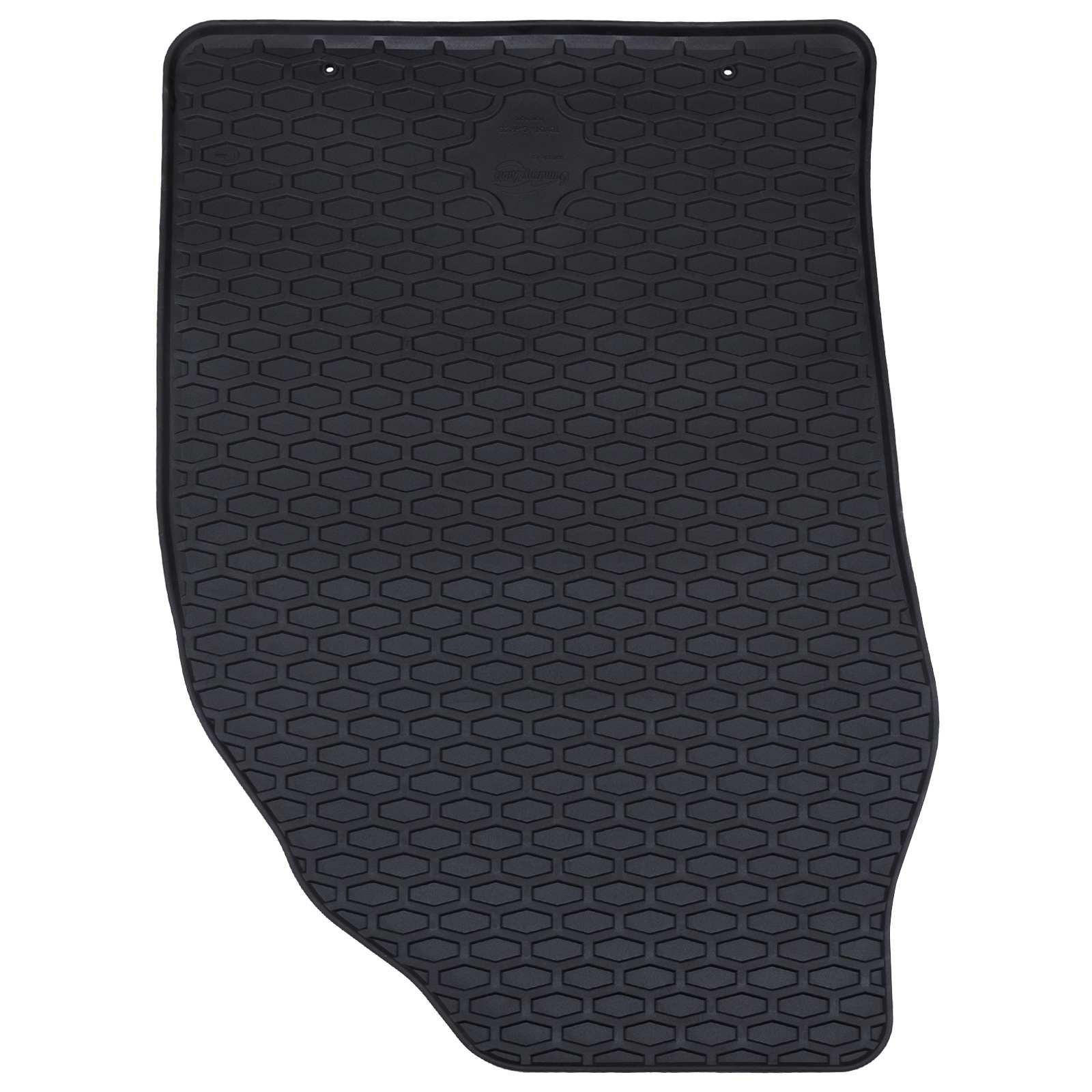 vidaXL Mata samochodowa 4 pcs Czarny Guma