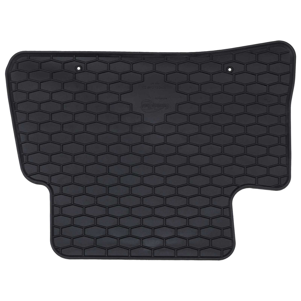 vidaXL Mata samochodowa 4 pcs Czarny Guma