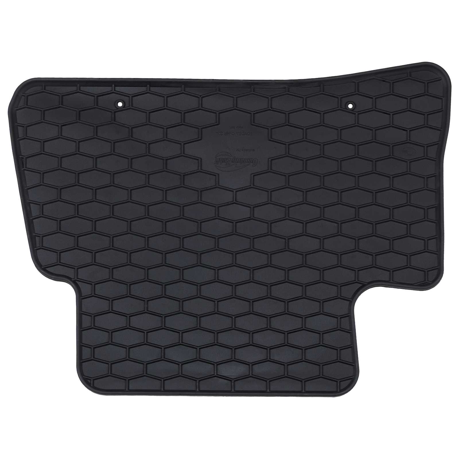 vidaXL Mata samochodowa 4 pcs Czarny Guma