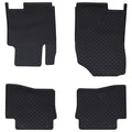 vidaXL Mata samochodowa 4 pcs Czarny pasuje do HYUNDAI i20 2014-2019