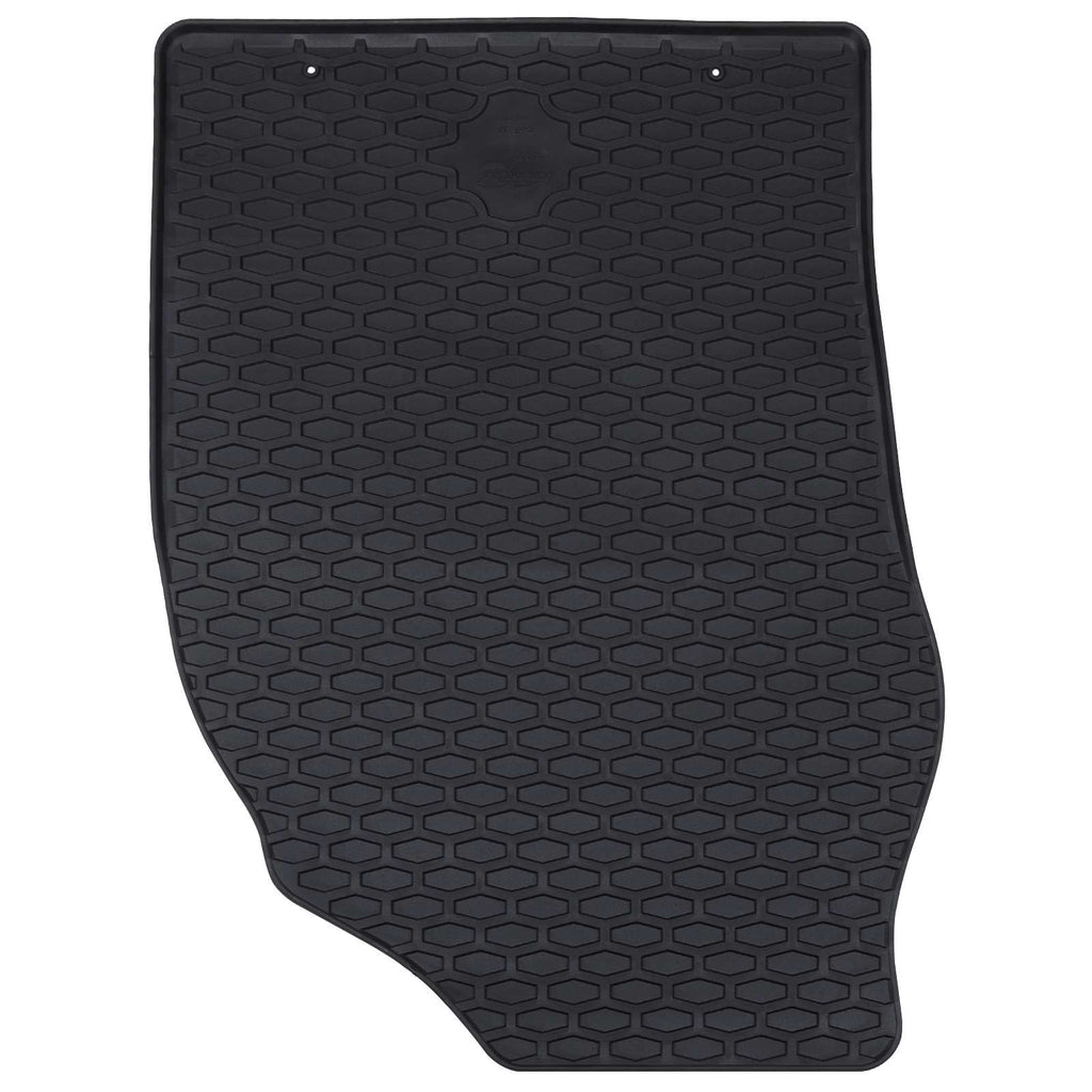 vidaXL Mata samochodowa 4 pcs Czarny Guma