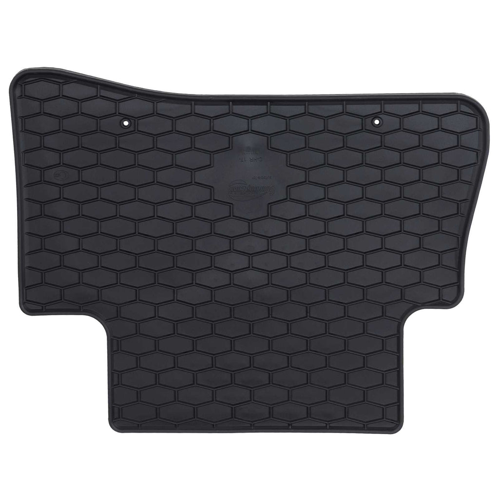 vidaXL Mata samochodowa 4 pcs Czarny Guma