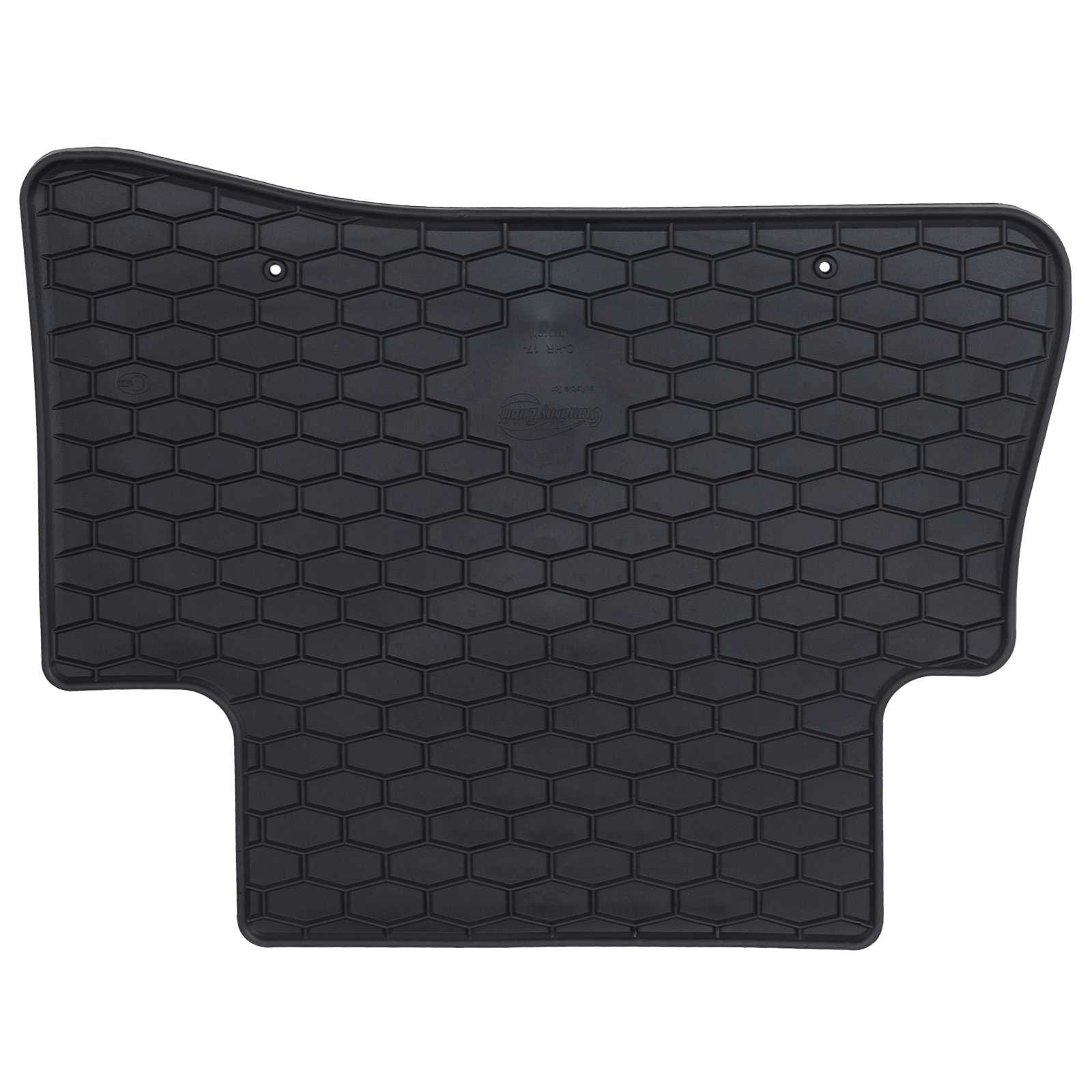 vidaXL Mata samochodowa 4 pcs Czarny Guma