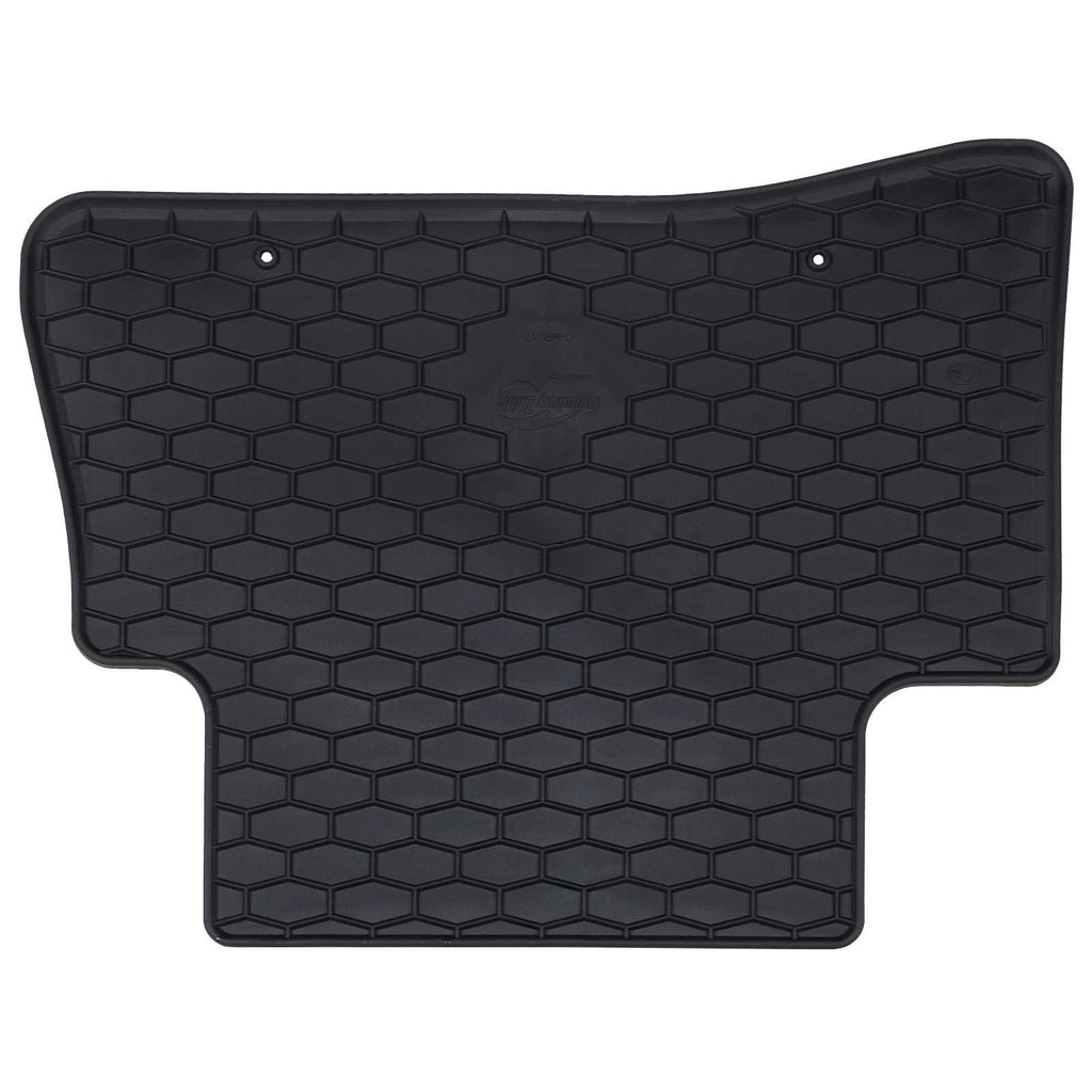 vidaXL Mata samochodowa 4 pcs Czarny Guma