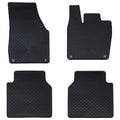 vidaXL Mata samochodowa 4 pcs Czarny odpowiedni do VW ID.7 2023- Guma