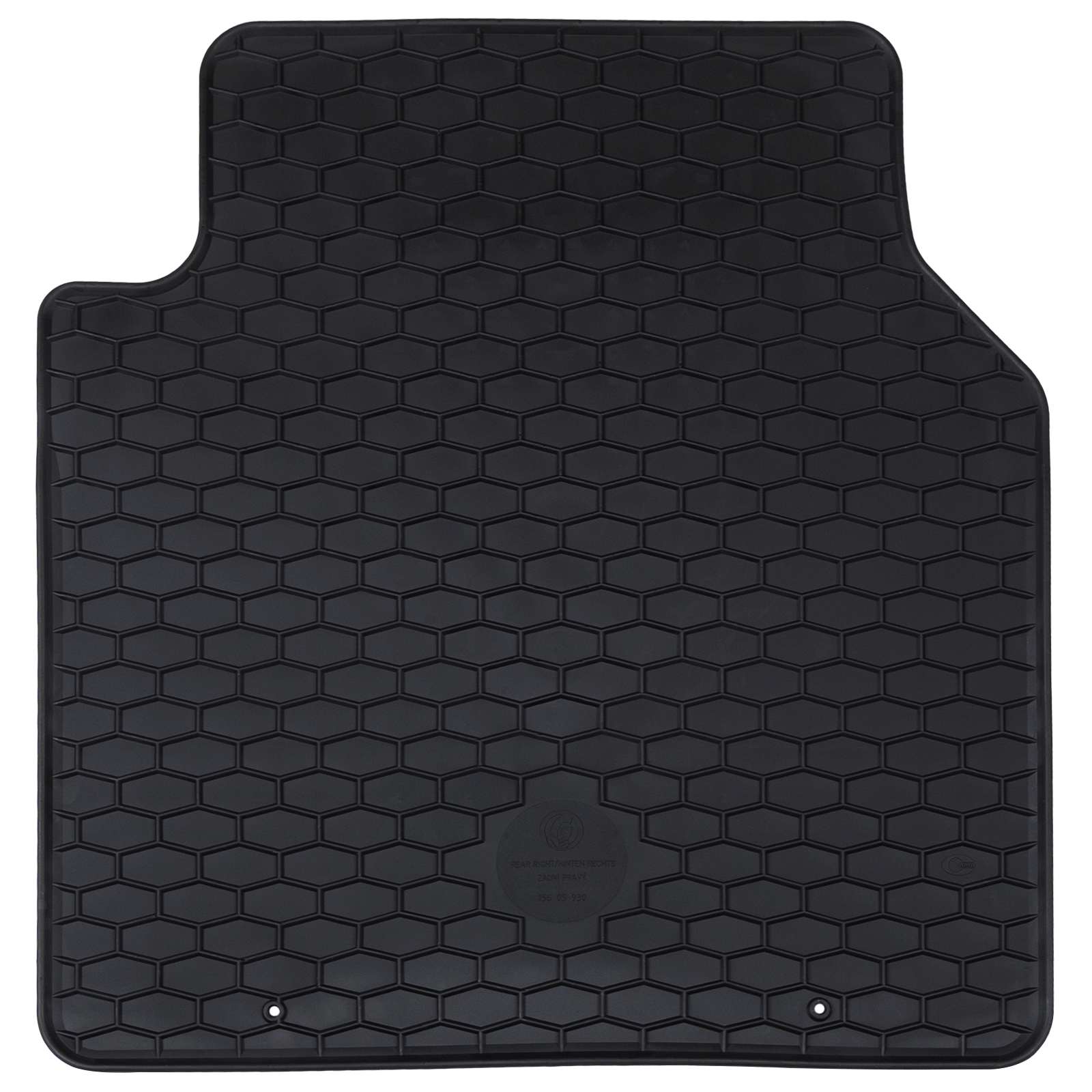 vidaXL Mata samochodowa 4 pcs Czarny odpowiedni do VW ID.7 2023- Guma