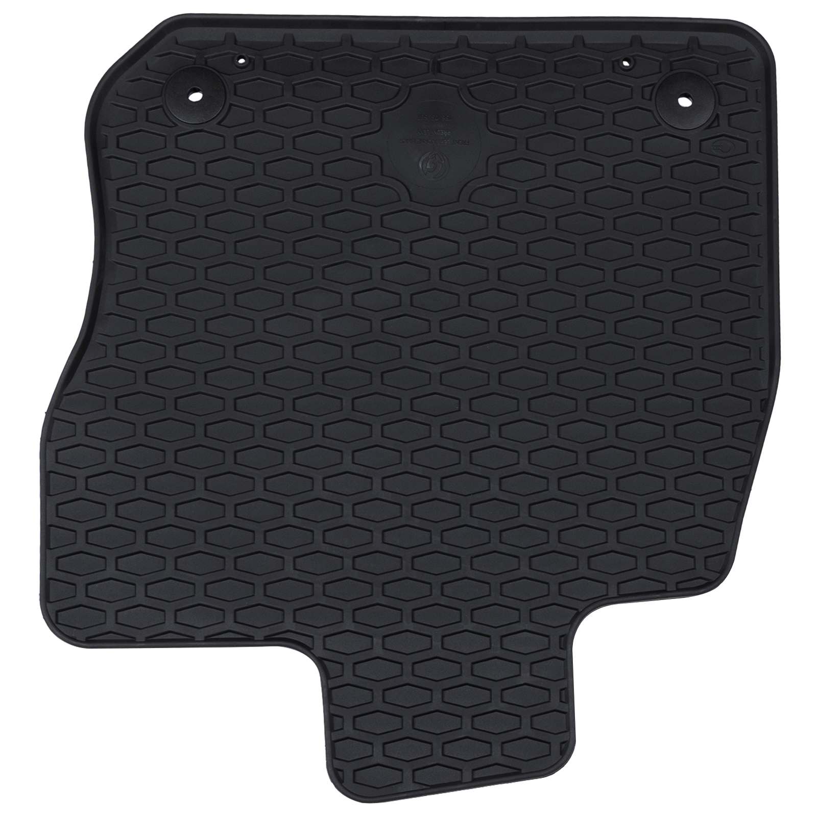 vidaXL Mata samochodowa 4 pcs Czarny Guma
