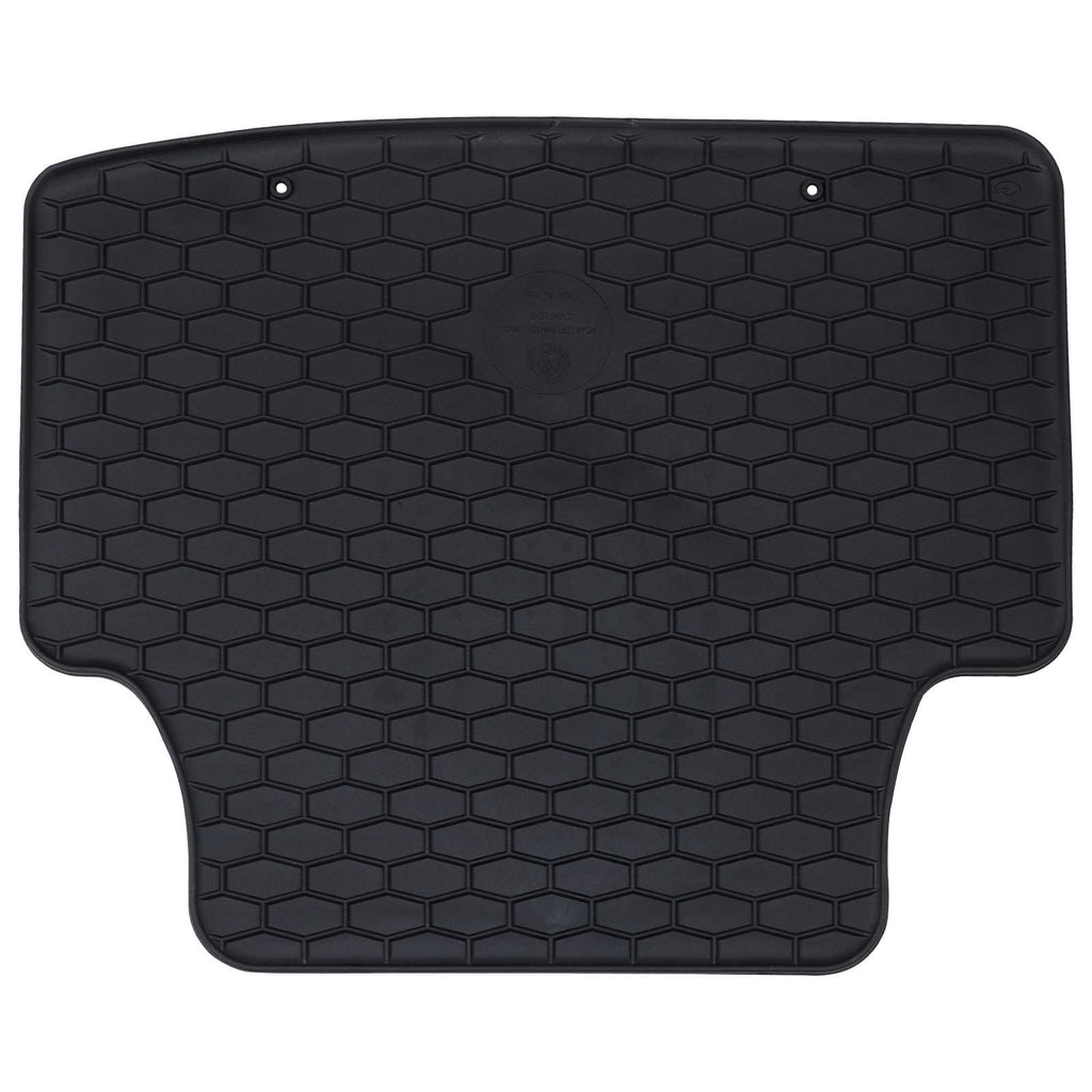 vidaXL Mata samochodowa 4 pcs Czarny Guma