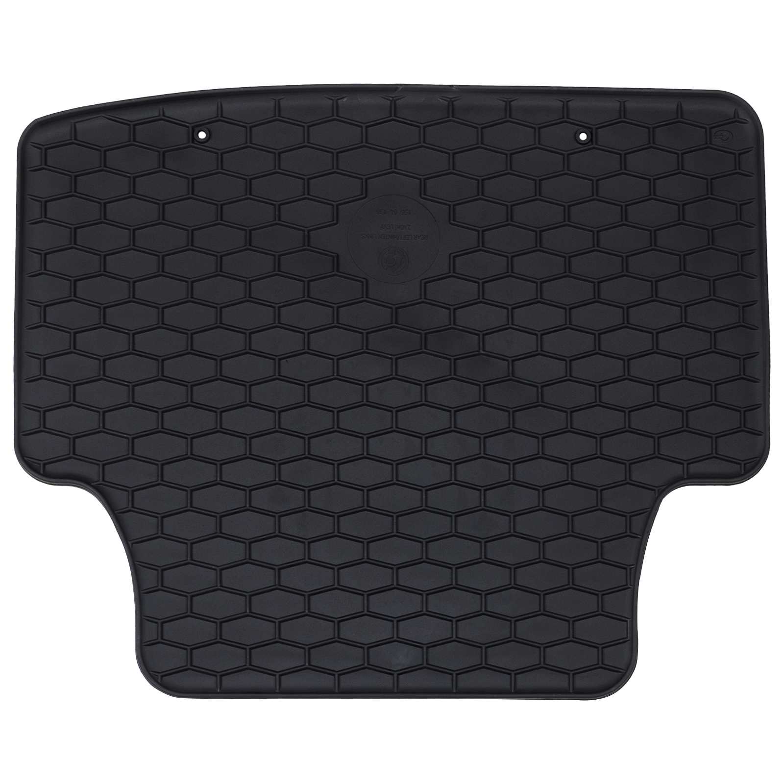 vidaXL Mata samochodowa 4 pcs Czarny Guma