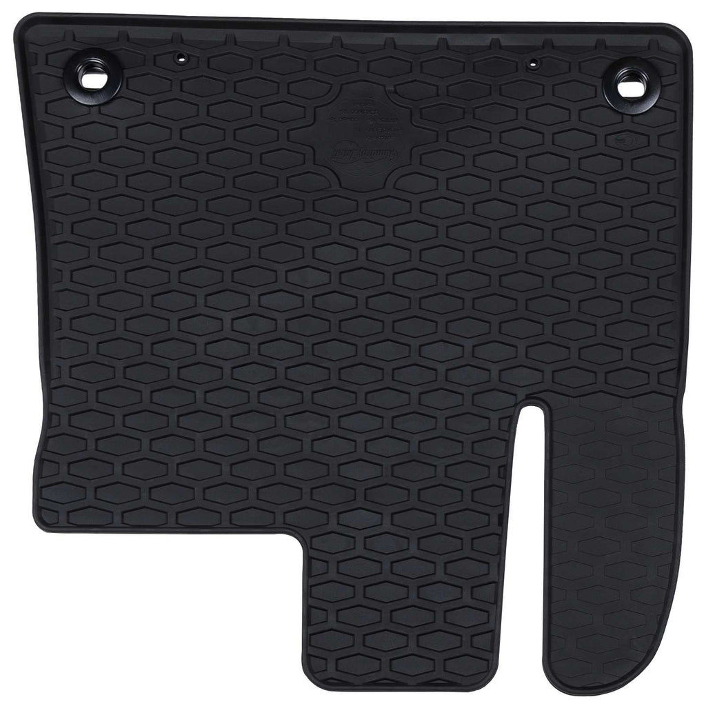 vidaXL Mata samochodowa 2 pcs Czarny Guma
