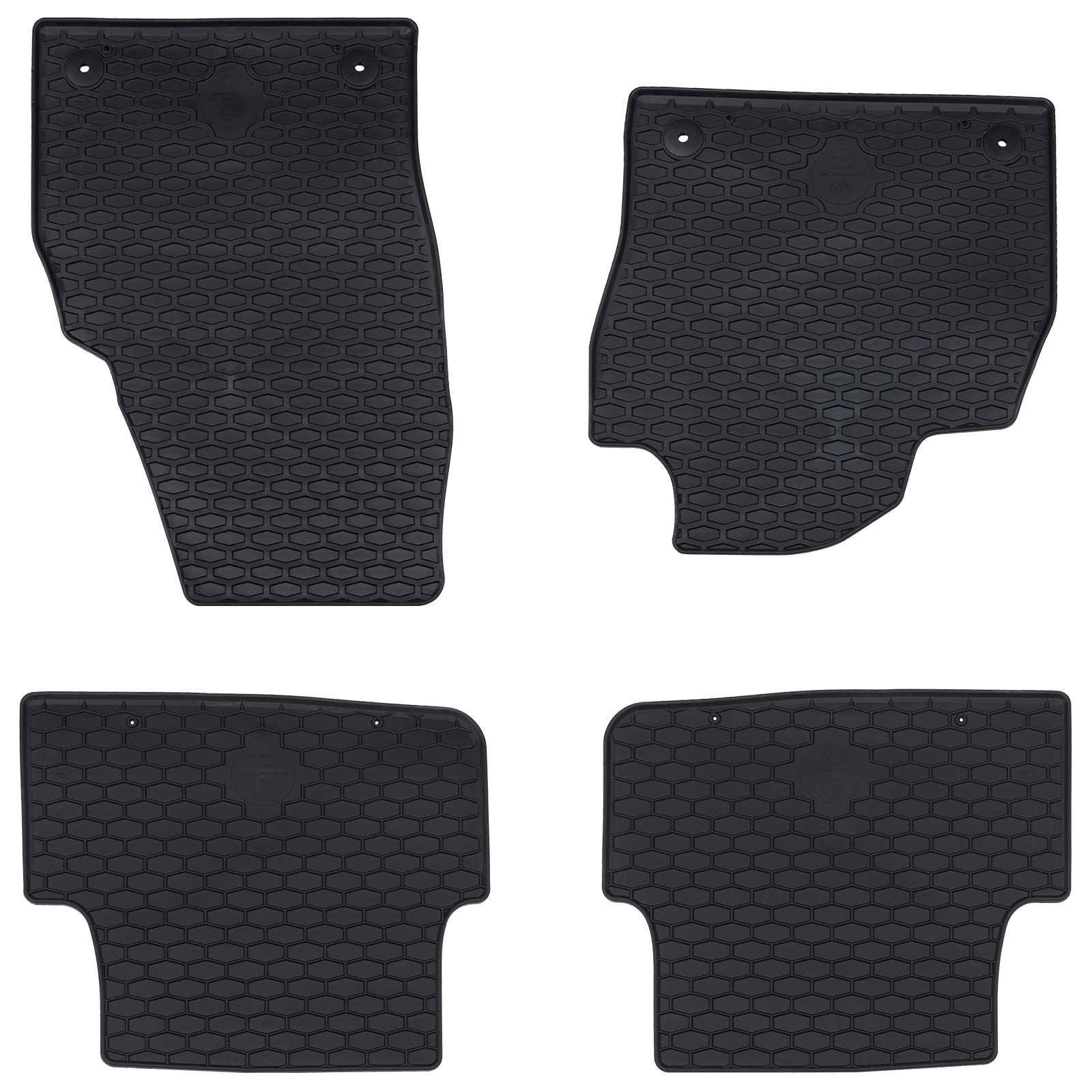 vidaXL Mata samochodowa 4 pcs Czarny odpowiedni do Škoda FABIA 2021-