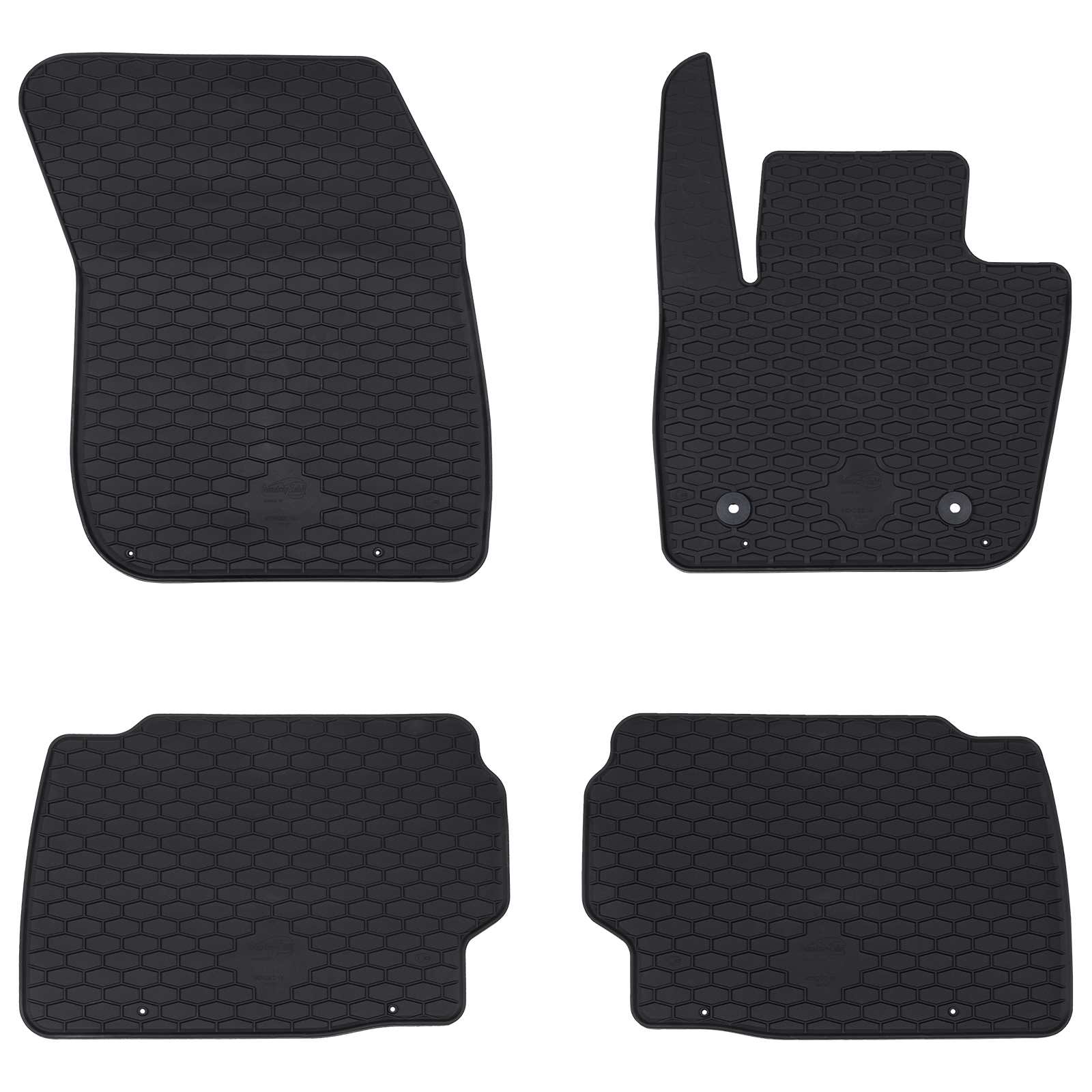 vidaXL Mata samochodowa 4 pcs Czarny odpowiedni dla Forda MONDEO 2014-