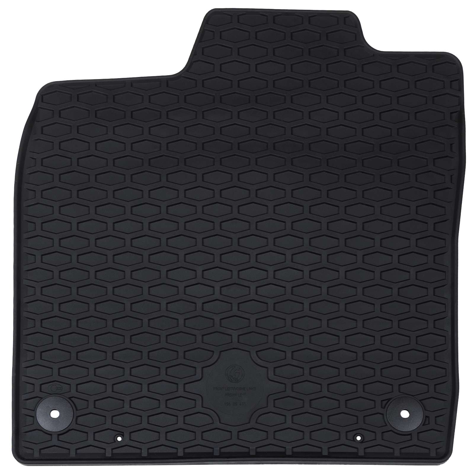 vidaXL Mata samochodowa 4 pcs Czarny pasuje do VW ID.3 2019- Guma