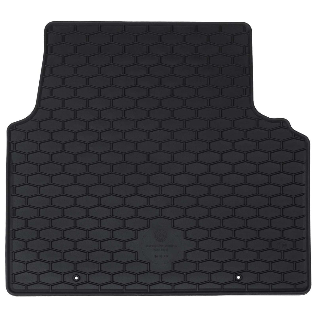 vidaXL Mata samochodowa 4 pcs Czarny pasuje do VW ID.3 2019- Guma