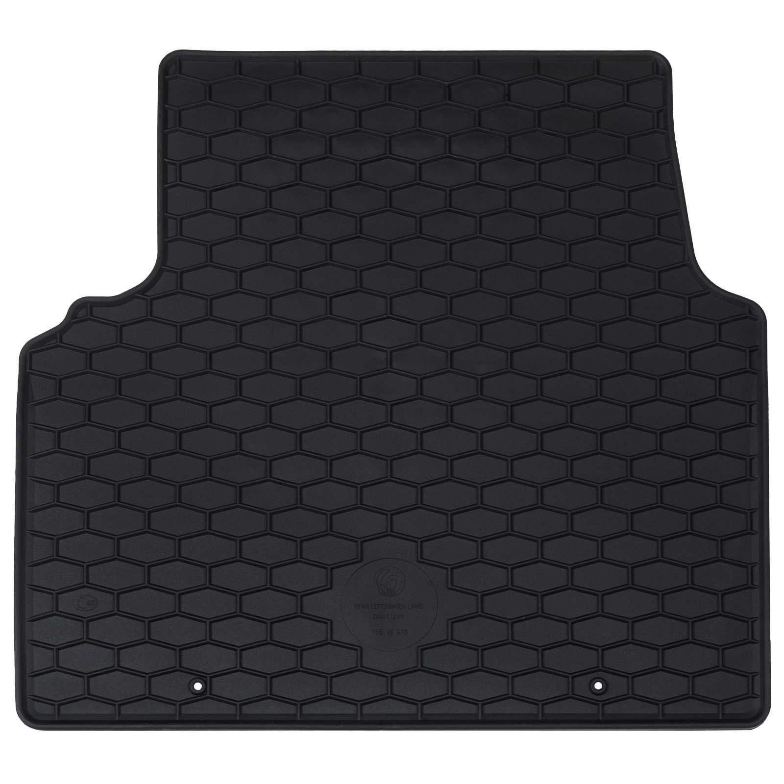 vidaXL Mata samochodowa 4 pcs Czarny pasuje do VW ID.3 2019- Guma