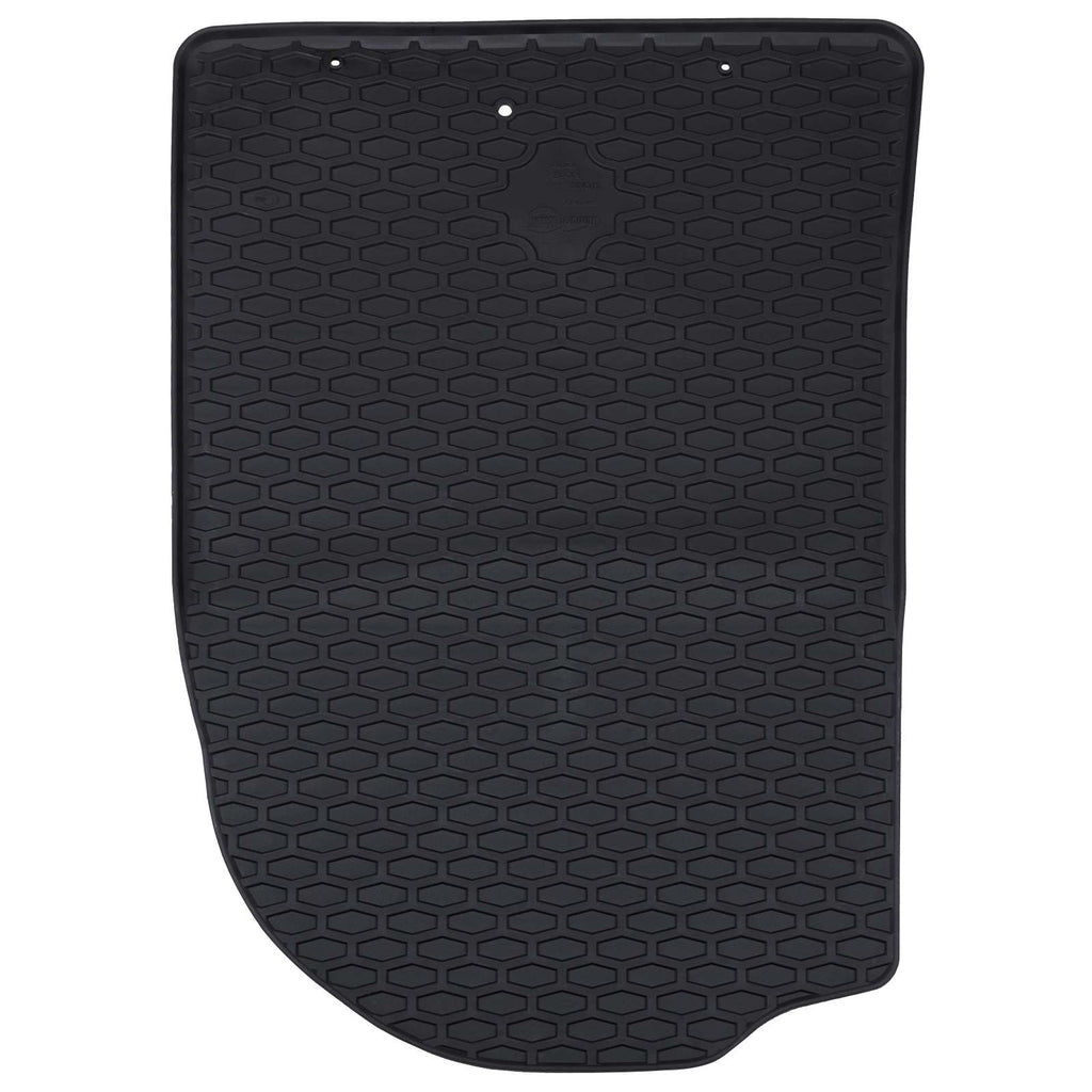 vidaXL Mata samochodowa 4 pcs Czarny Guma