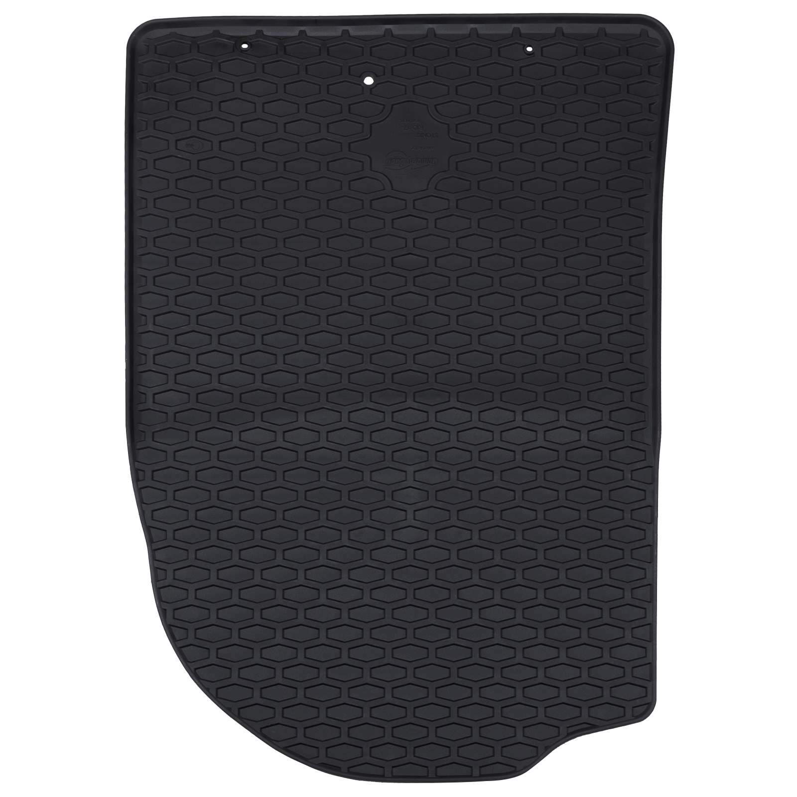 vidaXL Mata samochodowa 4 pcs Czarny Guma