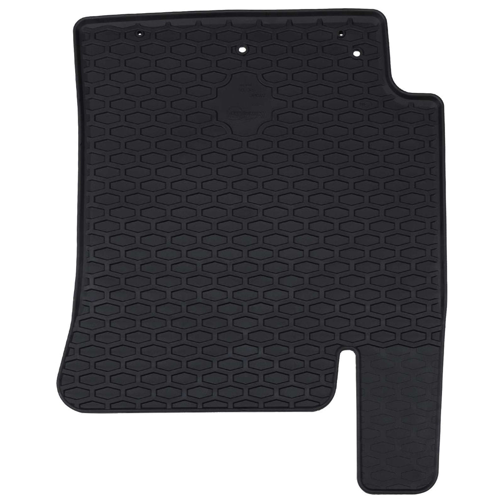 vidaXL Mata samochodowa 4 pcs Czarny Guma