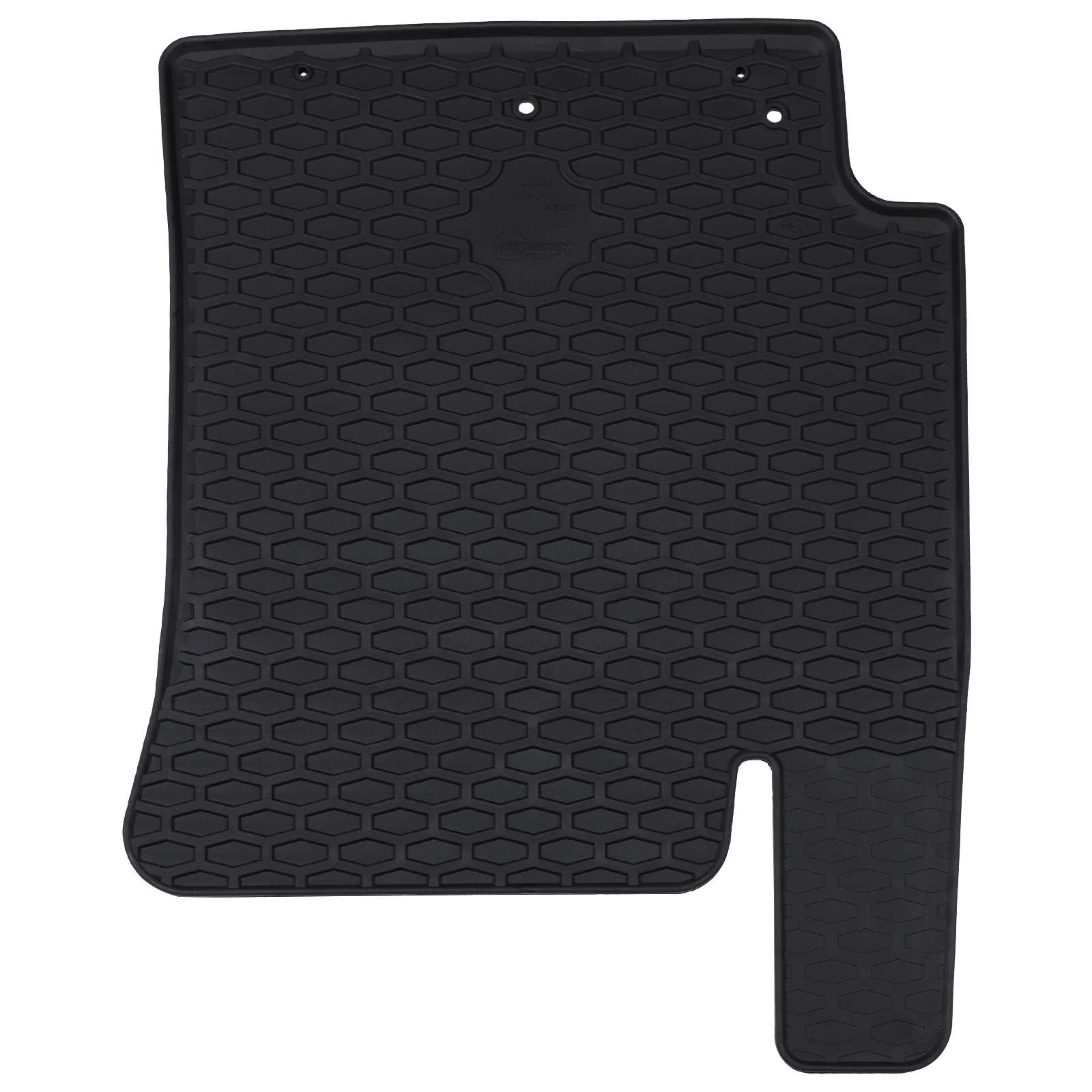 vidaXL Mata samochodowa 4 pcs Czarny Guma