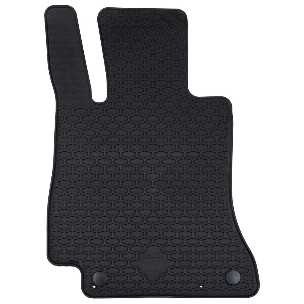 vidaXL Mata samochodowa 4 pcs Czarny Guma