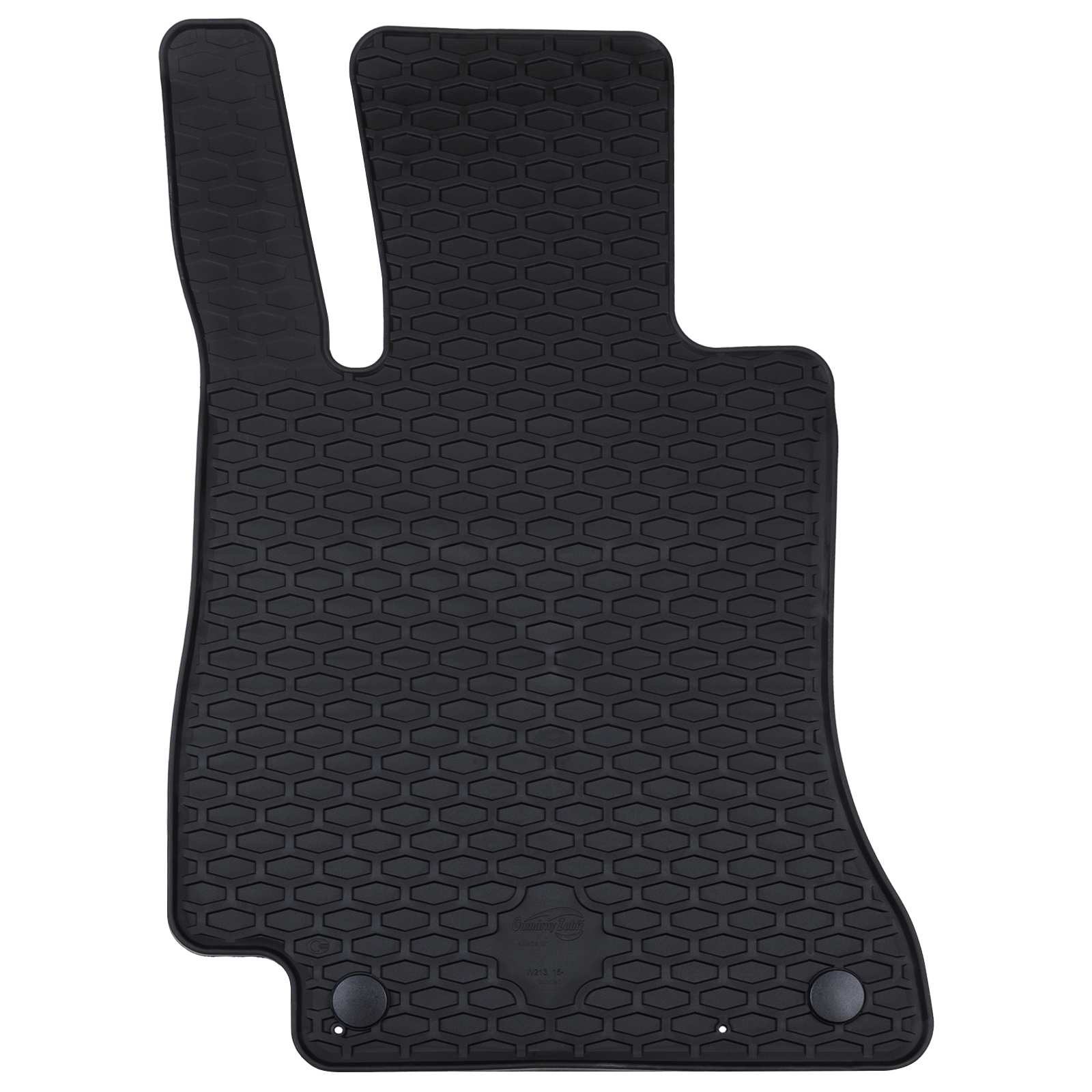vidaXL Mata samochodowa 4 pcs Czarny Guma