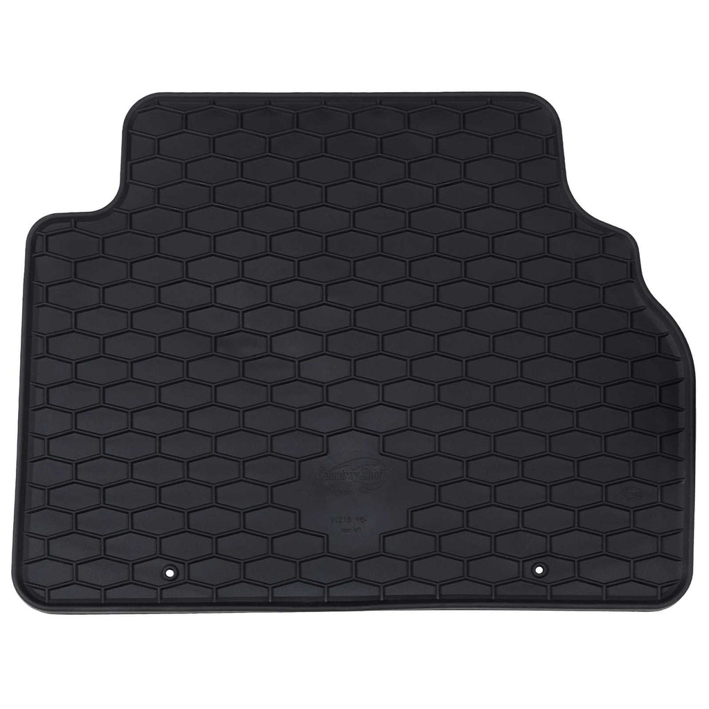 vidaXL Mata samochodowa 4 pcs Czarny Guma