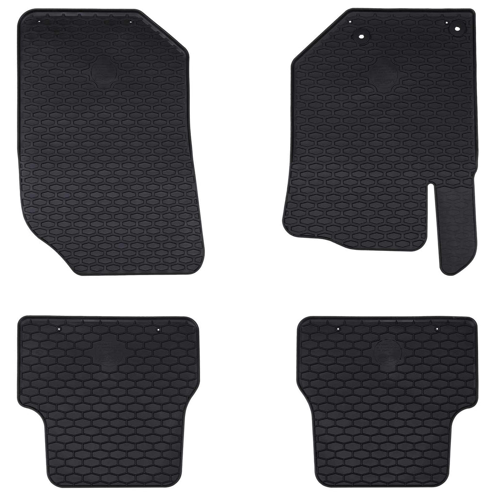 vidaXL Mata samochodowa 4 pcs Czarny odpowiednie dla DS3 2019- Guma