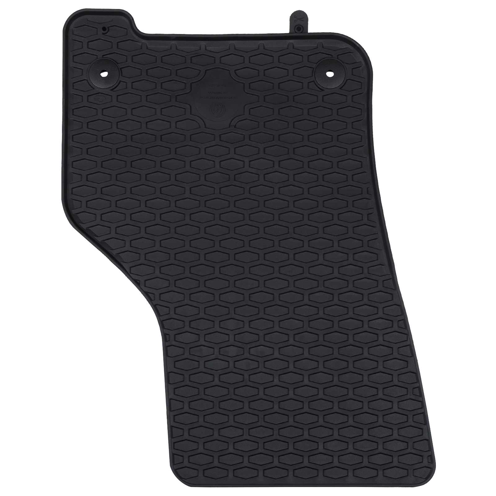 vidaXL Mata samochodowa 4 pcs Czarny Guma