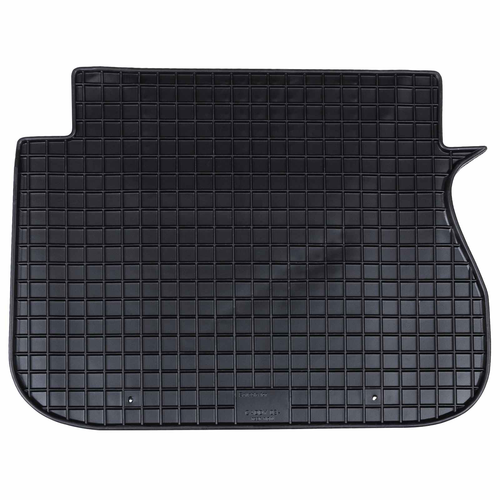 vidaXL Mata samochodowa 4 pcs Czarny Guma