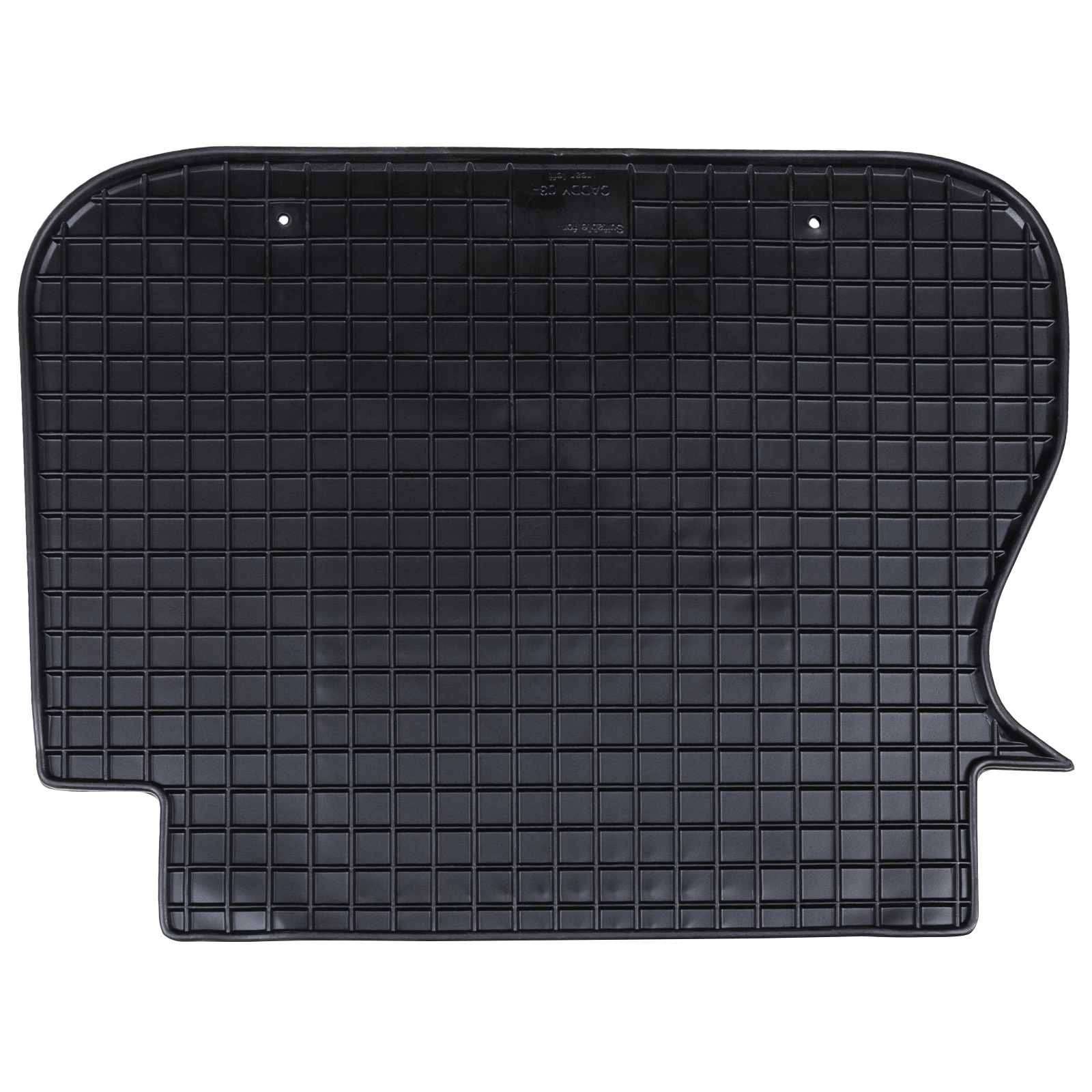 vidaXL Mata samochodowa 4 pcs Czarny Guma