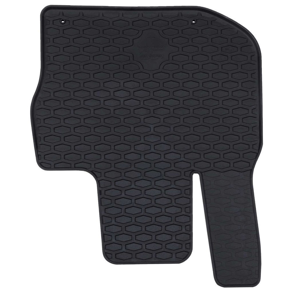 vidaXL Mata samochodowa 4 pcs Czarny Guma