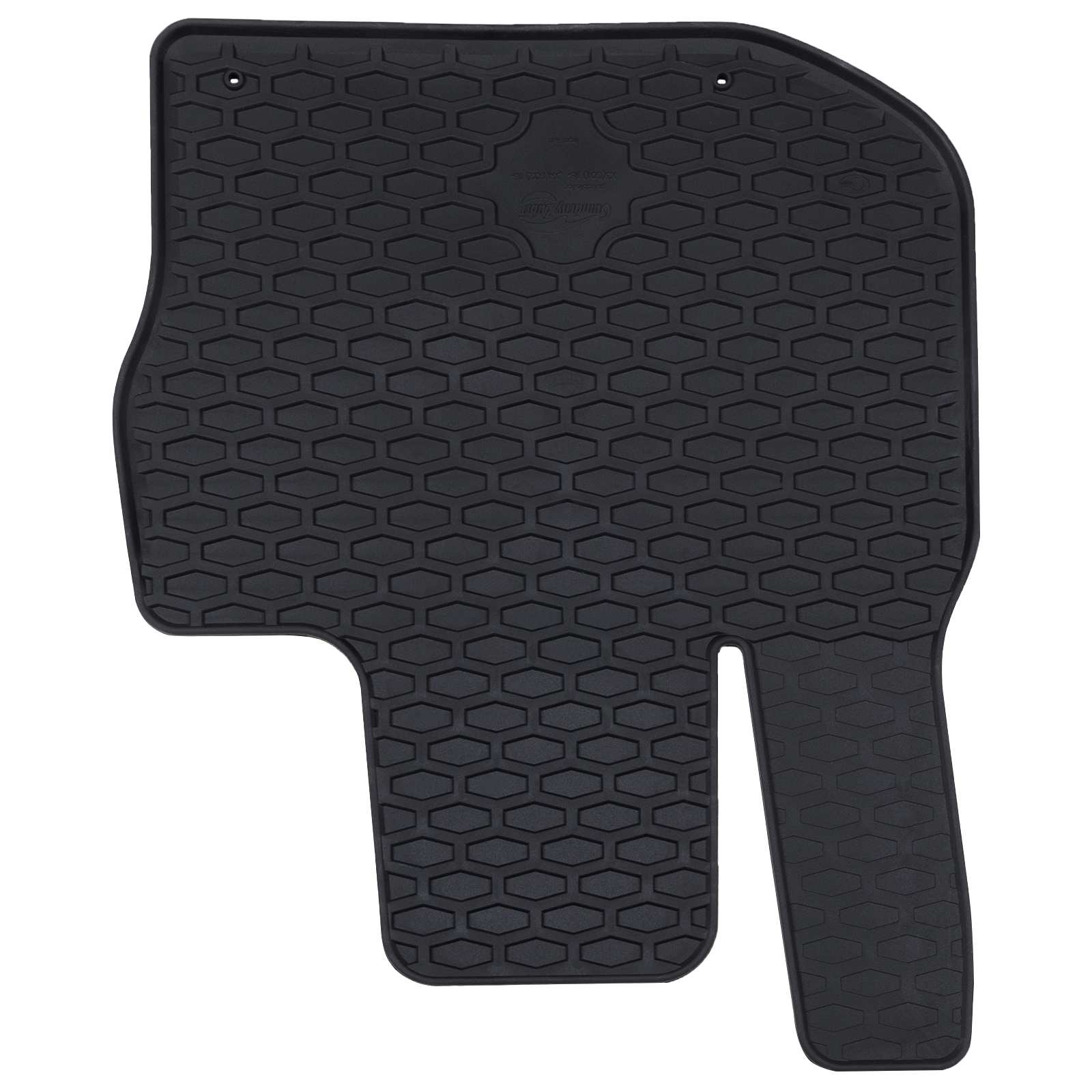 vidaXL Mata samochodowa 4 pcs Czarny Guma