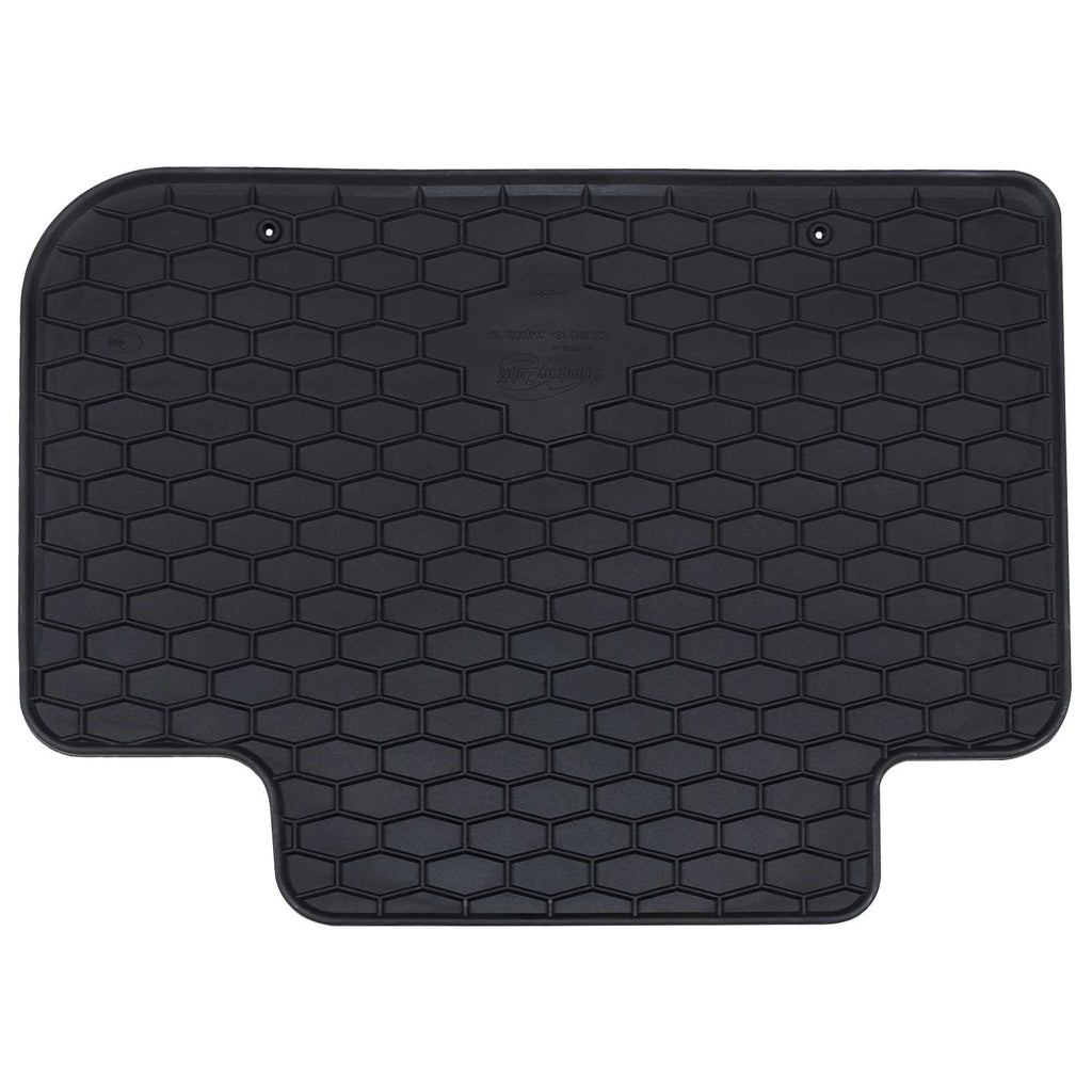 vidaXL Mata samochodowa 4 pcs Czarny Guma