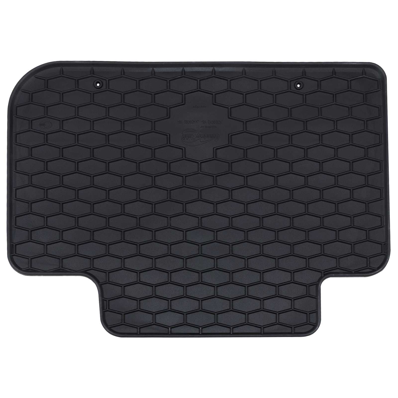 vidaXL Mata samochodowa 4 pcs Czarny Guma
