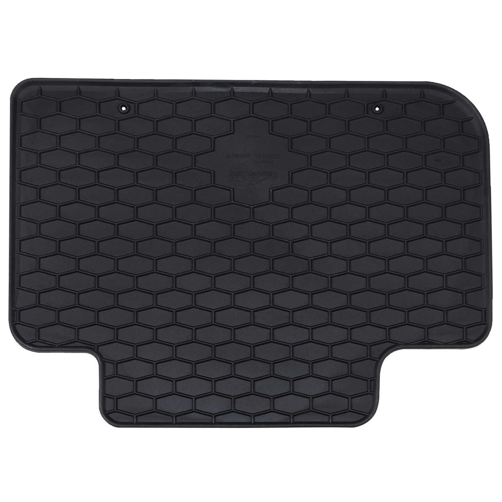 vidaXL Mata samochodowa 4 pcs Czarny Guma