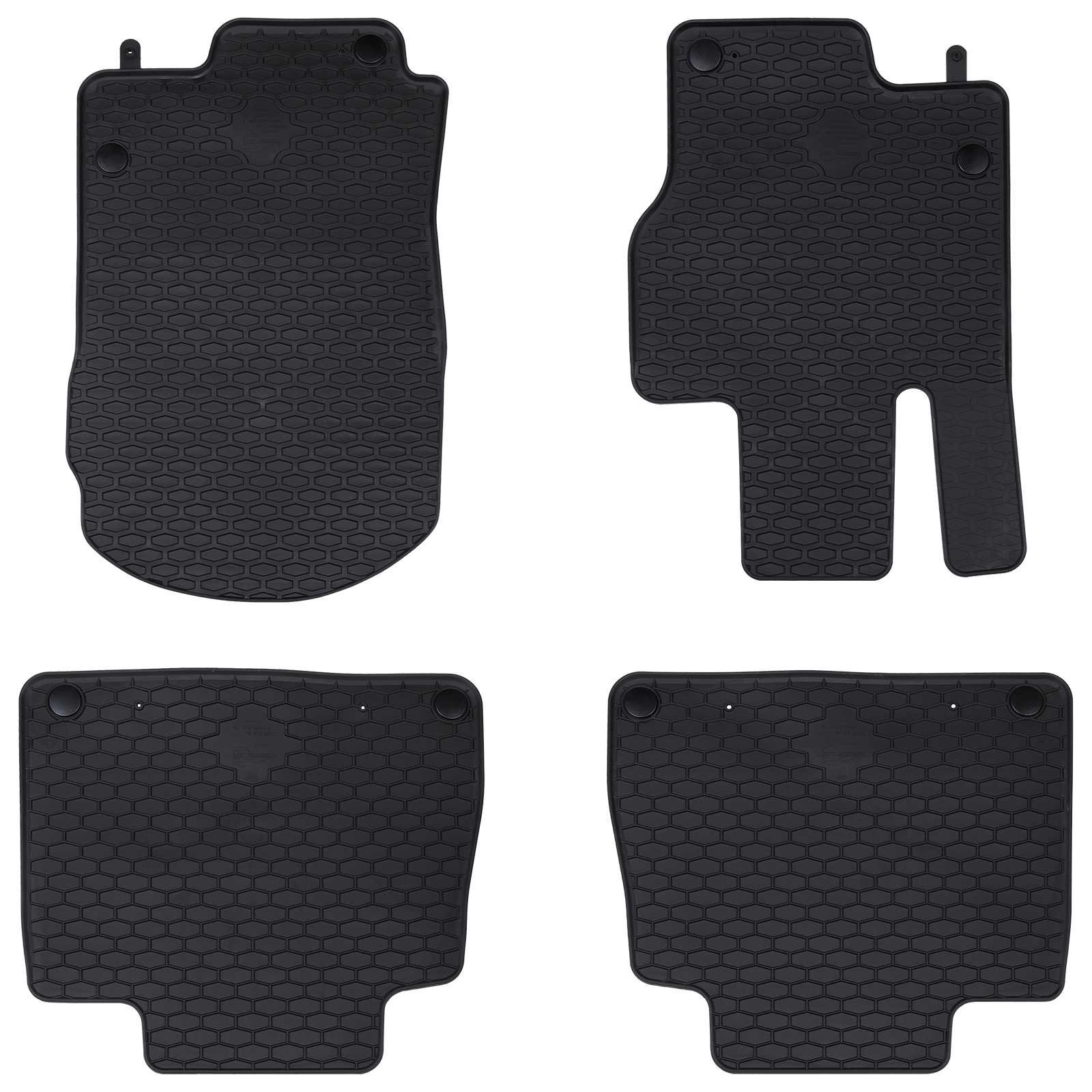 vidaXL Mata samochodowa 4 pcs Czarny suitable for MB GLE , GLS 2019-