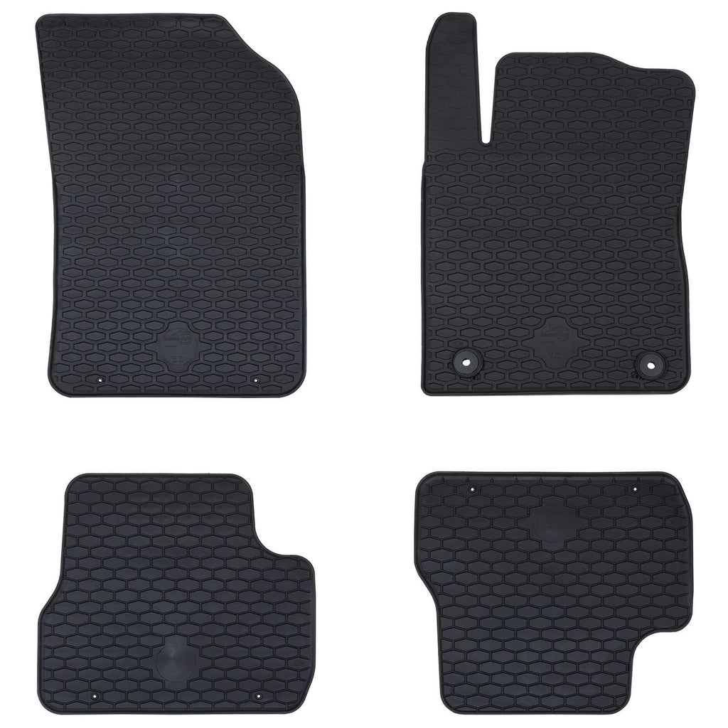 vidaXL Mata samochodowa 4 pcs Czarny odpowiedni dla C3 2017-2024 Guma