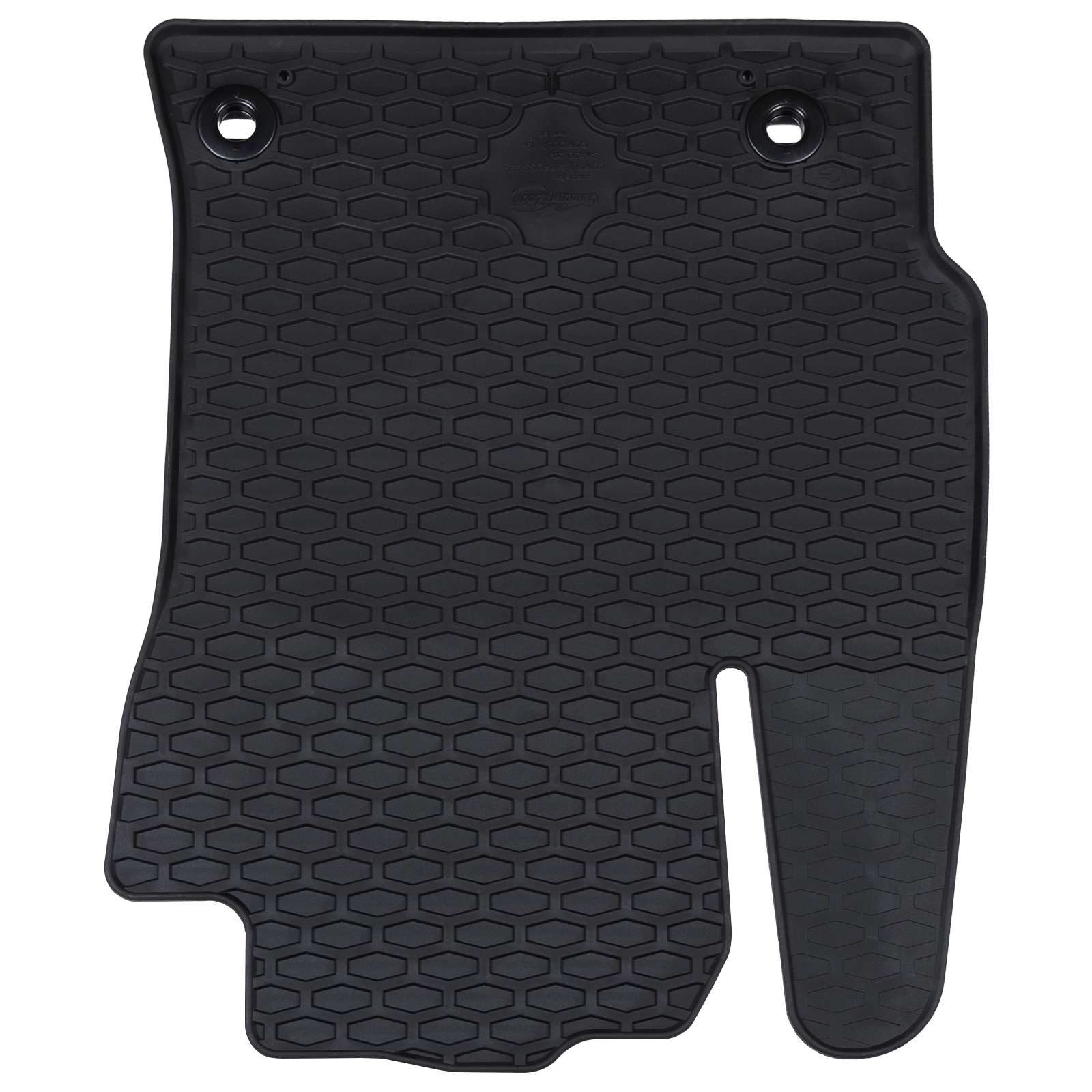 vidaXL Mata samochodowa 4 pcs Czarny Guma