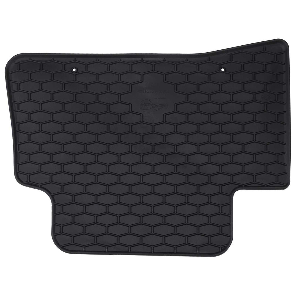 vidaXL Mata samochodowa 4 pcs Czarny Guma