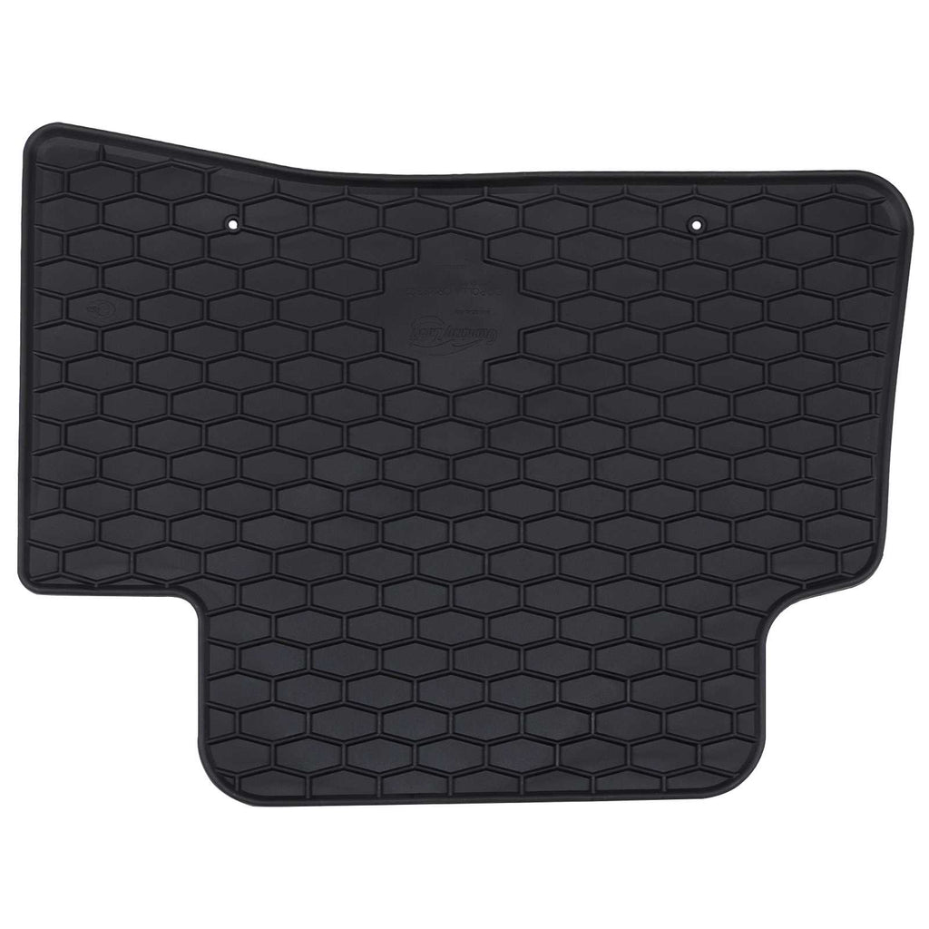 vidaXL Mata samochodowa 4 pcs Czarny Guma