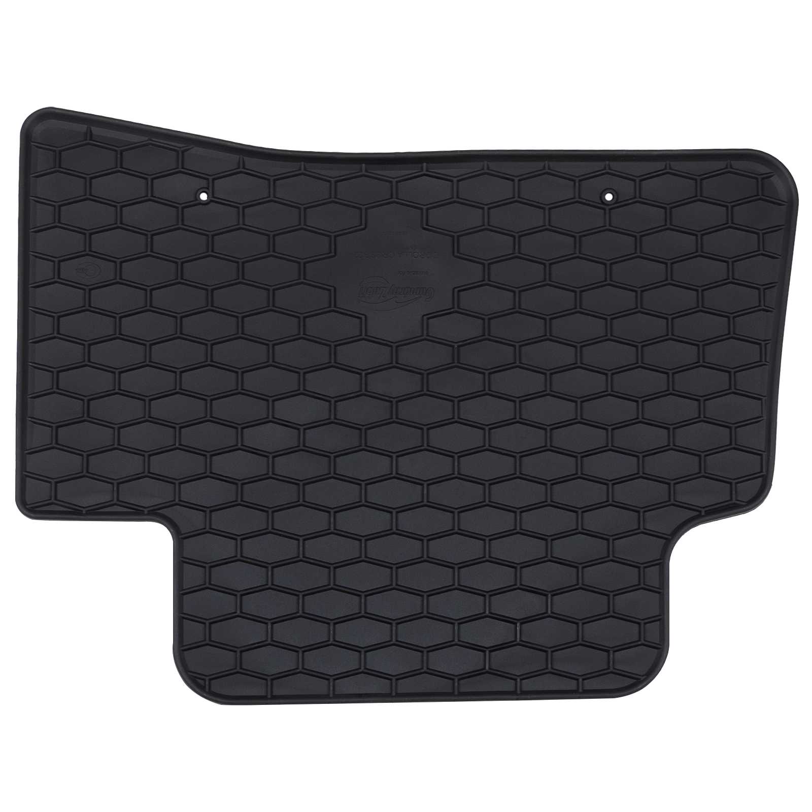 vidaXL Mata samochodowa 4 pcs Czarny Guma