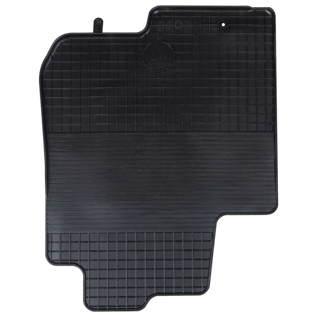 vidaXL Mata samochodowa 4 pcs Czarny Guma