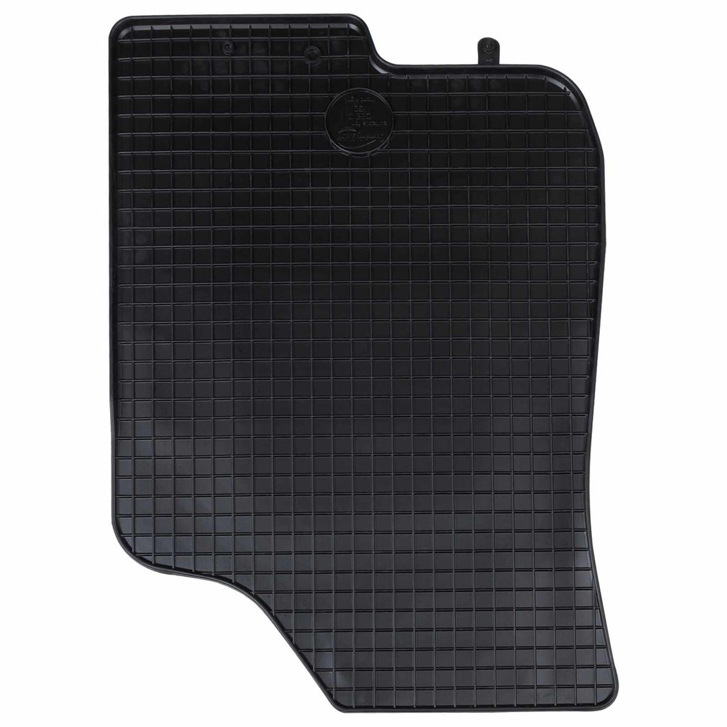 vidaXL Mata samochodowa 4 pcs Czarny Guma