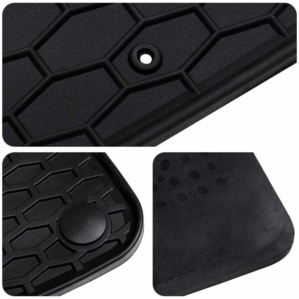 vidaXL Mata samochodowa 4 pcs Czarny pasuje do GLC 2023- Guma