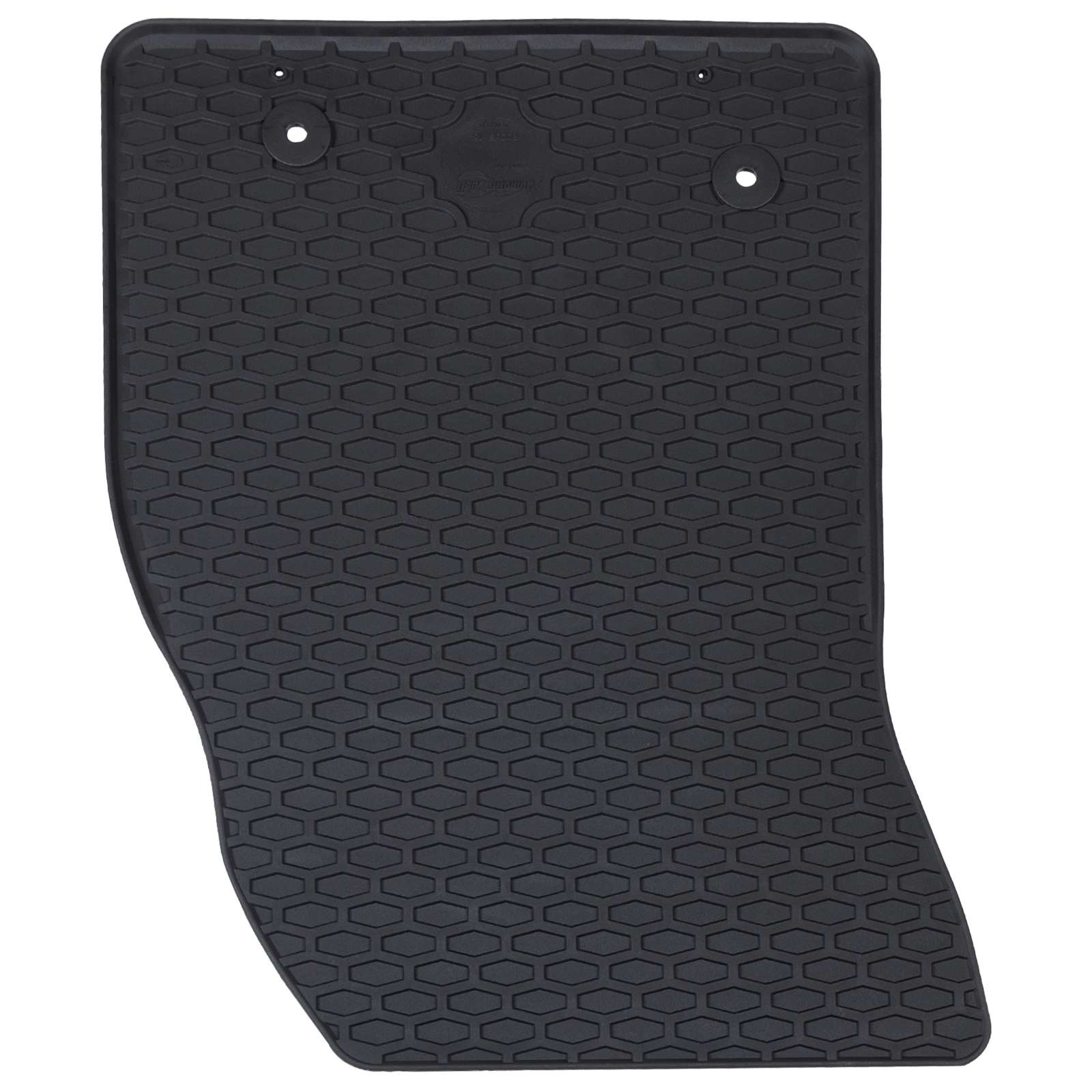 vidaXL Mata samochodowa 4 pcs Czarny Guma