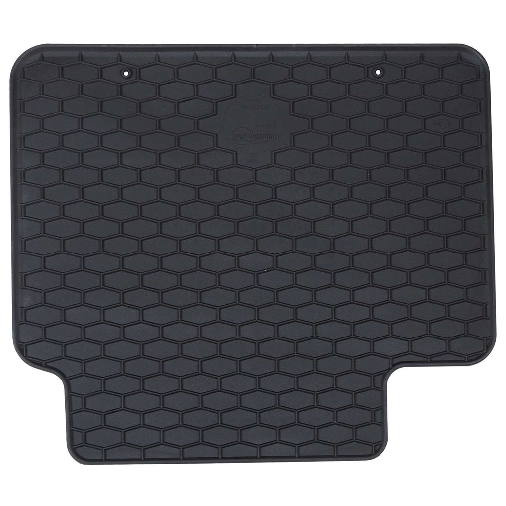 vidaXL Mata samochodowa 4 pcs Czarny Guma