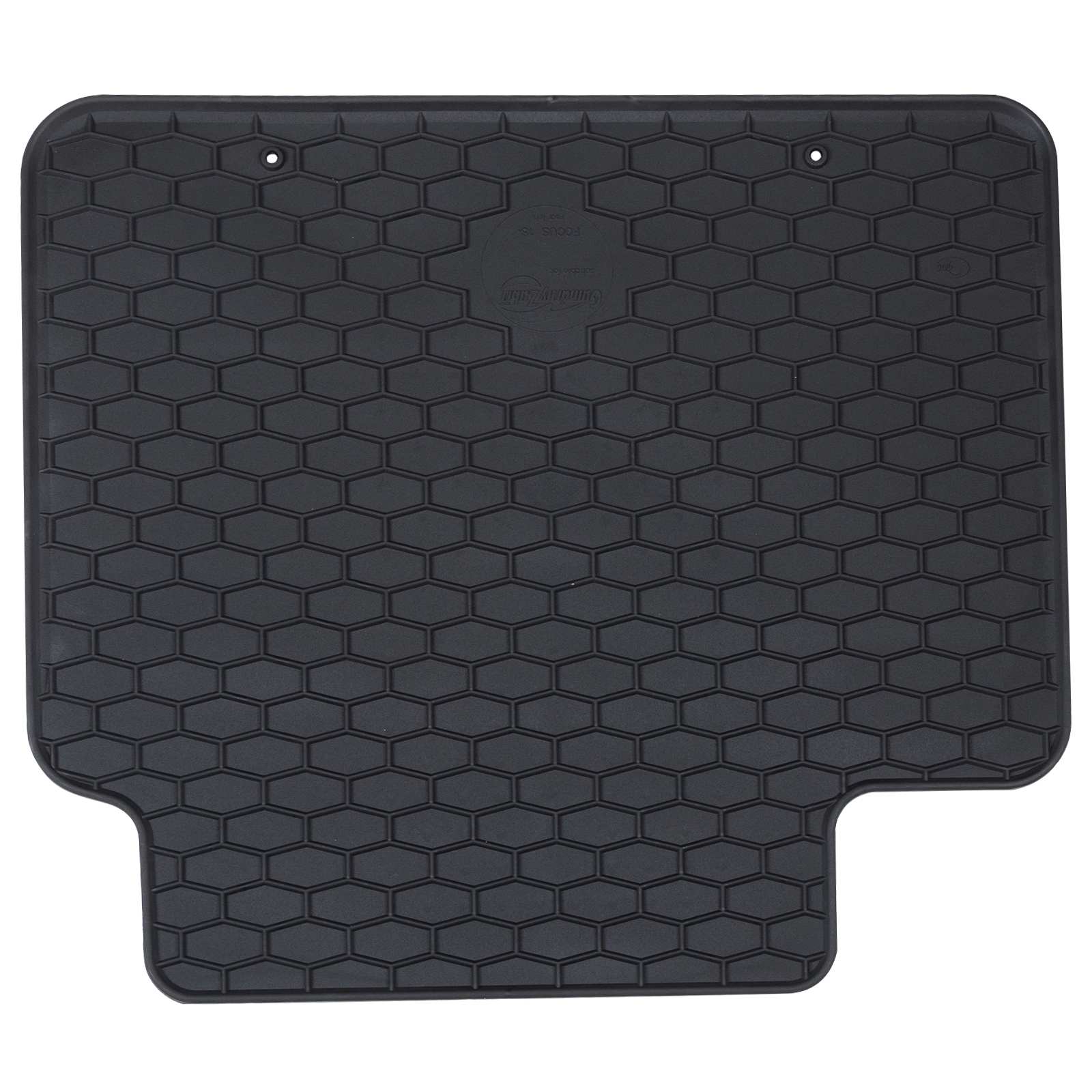 vidaXL Mata samochodowa 4 pcs Czarny Guma