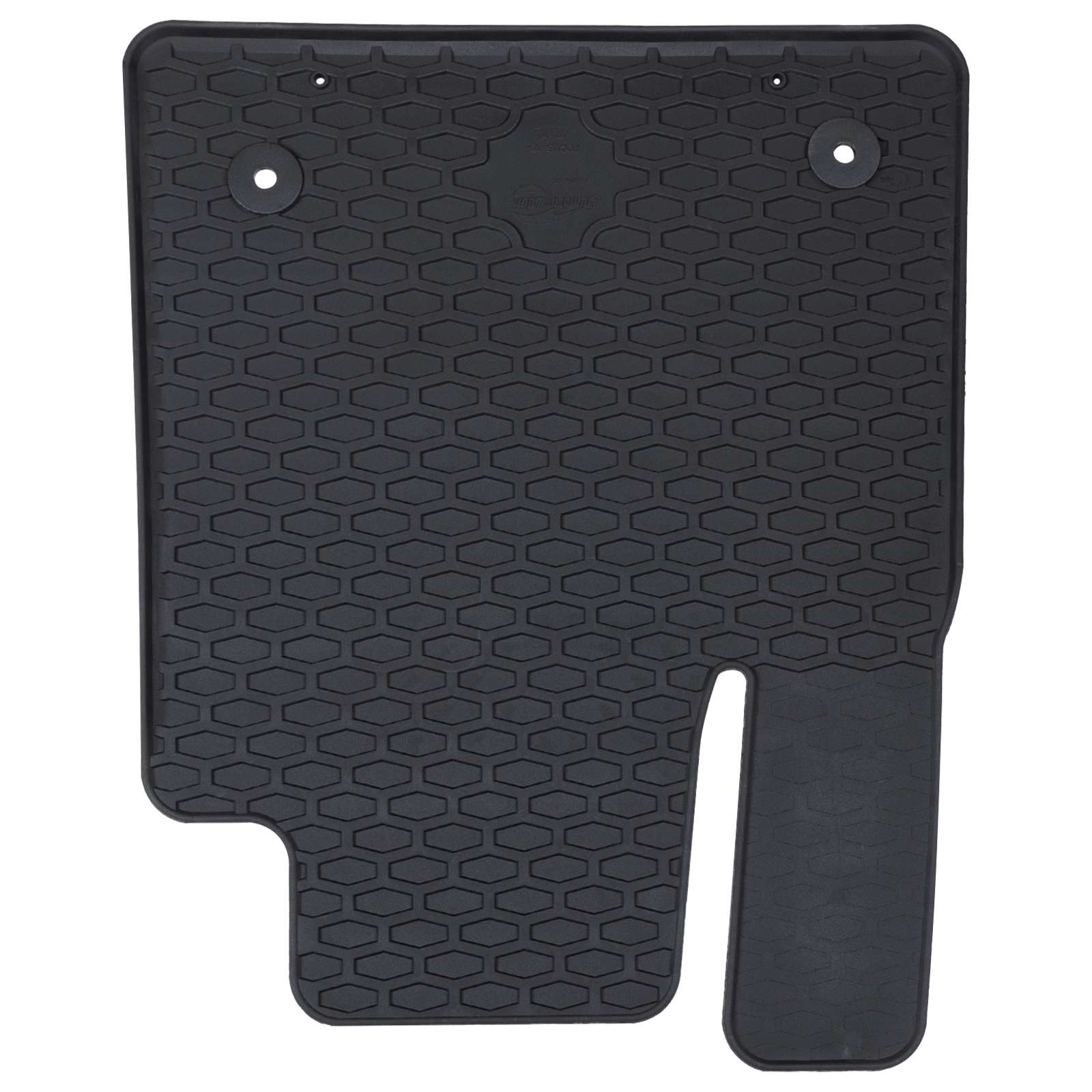 vidaXL Mata samochodowa 4 pcs Czarny Guma