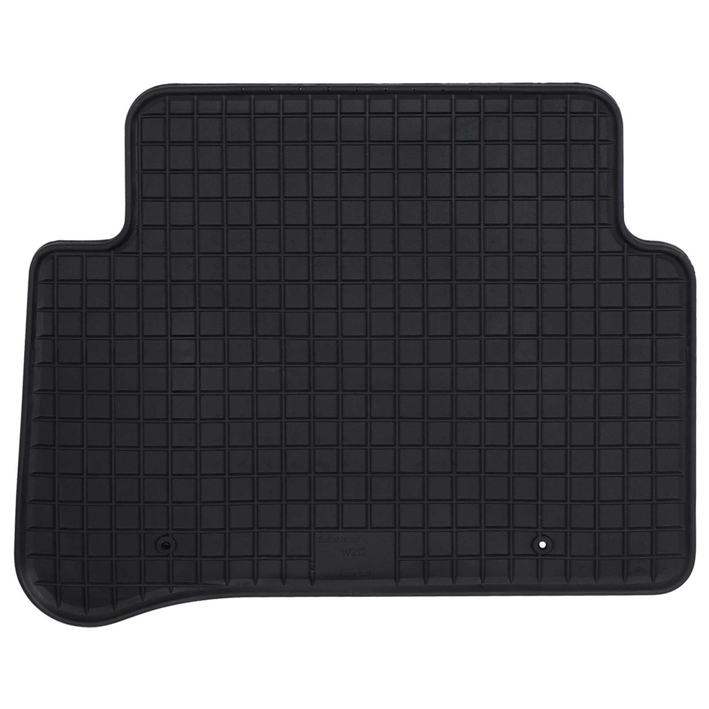vidaXL Mata samochodowa 4 pcs Czarny Guma