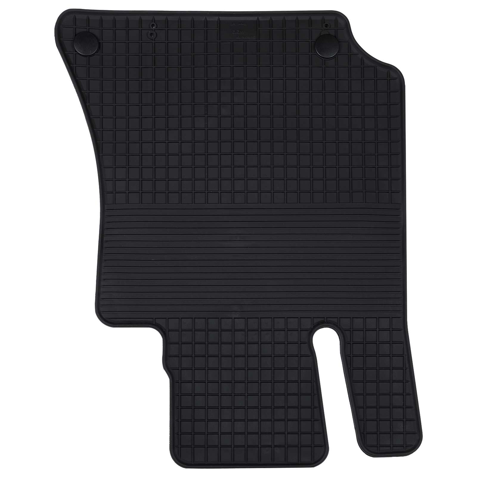 vidaXL Mata samochodowa 4 pcs Czarny Guma